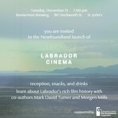 Labrador Cinema Book launch invitation